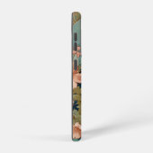 Alphonse Mucha Style White Cat Samsung Galaxy Hülle (Rechte Seite)