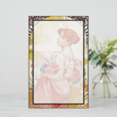 Alphonse Mucha Summer Briefpapier (Stehend Vorderseite)