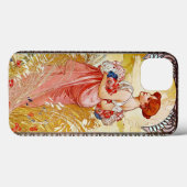 Alphonse Mucha Summer Case-Mate iPhone Hülle (Rückseite (Horizontal))