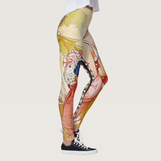 Alphonse Mucha Summer Leggings (Rechts)