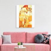 Alphonse Mucha Summer Leinwand Poster (Insitu (Wohnzimmer))