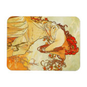 Alphonse Mucha Summer Magnet (Horizontal)