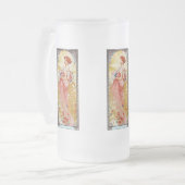 Alphonse Mucha Summer Mattglas Bierglas (Vorderseite Links)