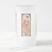 Alphonse Mucha Summer Mattglas Bierglas (Mittel)