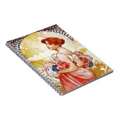 Alphonse Mucha Summer Notizblock (Rechte Seite)