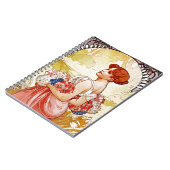Alphonse Mucha Summer Notizblock (Linke Seite)