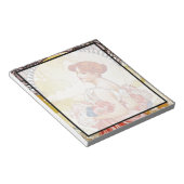 Alphonse Mucha Summer Notizblock (angewinkelt)