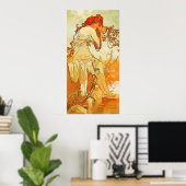 Alphonse Mucha Summer Poster (Heimbüro)