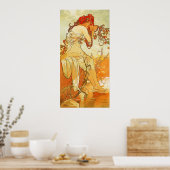 Alphonse Mucha Summer Poster (Küche)