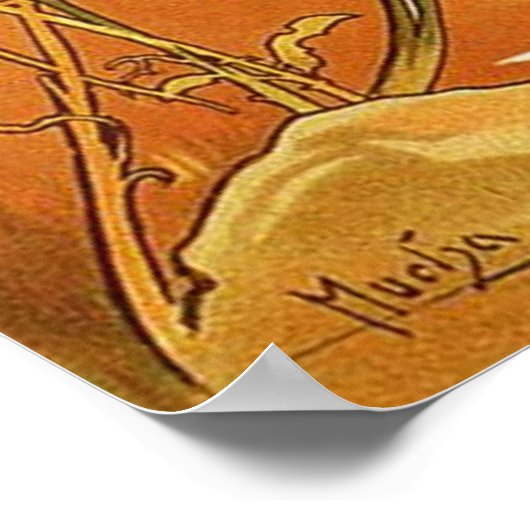 Alphonse Mucha Summer Poster (Ecke)