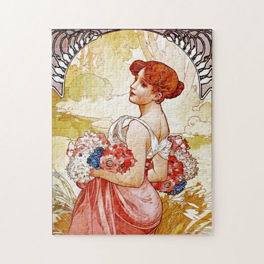 Alphonse Mucha Summer Puzzle (Vertikal)