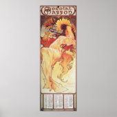 Alphonse Mucha Sunflower Poster (Vorne)