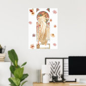 Alphonse Mucha - Sylvanis Essence Lithograph Poster (Heimbüro)