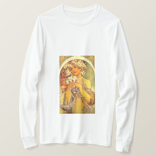 Alphonse Mucha T-Shirt (Design vorne)