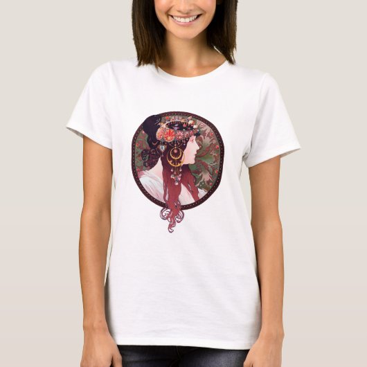 Alphonse Mucha T-Shirt (Vorderseite)