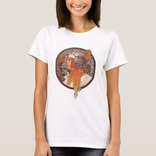 Alphonse Mucha T-Shirt (Vorderseite)