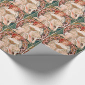 Alphonse Mucha: Tagtraum (Rêverie) Geschenkpapier (Ecke)