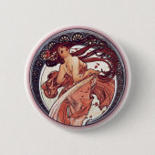 Alphonse Mucha - Tanz Button (Vorderseite)