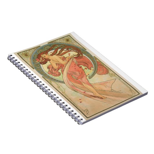 Alphonse Mucha - Tanz Notizblock (Rechte Seite)