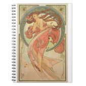 Alphonse Mucha - Tanz Notizblock (Vorderseite)