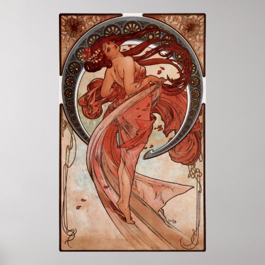 Alphonse Mucha, Tanz. Poster (Vorne)