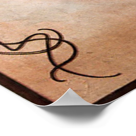 Alphonse Mucha, Tanz. Poster (Ecke)