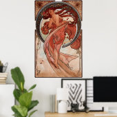Alphonse Mucha, Tanz. Poster (Heimbüro)