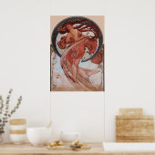 Alphonse Mucha - Tanz Poster (Küche)