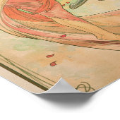 Alphonse Mucha - Tanz Poster (Ecke)
