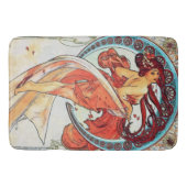 Alphonse Mucha Tanz Vintage Jugendstil-Malerei Badematte (Vorderseite)