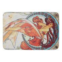 Alphonse Mucha Tanz Vintage Jugendstil-Malerei
