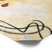 Alphonse Mucha Tanz Vintage Jugendstil-Malerei Poster (Ecke)