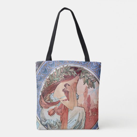 Alphonse Mucha Tasche (Rückseite)