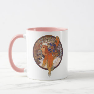 Alphonse Mucha Tasse