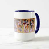 Alphonse Mucha Tasse (VorderseiteRechts)