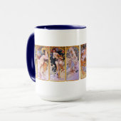 Alphonse Mucha Tasse (Vorderseite Links)