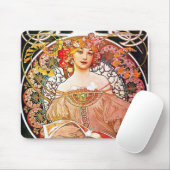 Alphonse Mucha Taydream Vintages Jugendstil Mousepad (Mit Mouse)