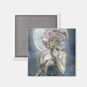 Alphonse Mucha ~ The Moon Magnet (Vorderseite/Rückseite)