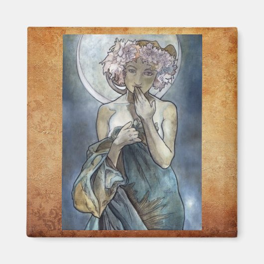 Alphonse Mucha ~ The Moon Magnet (Vorne)