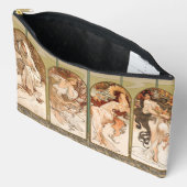 Alphonse Mucha The Seasons 1897 Art Nouveau Zubehörtasche (Offen)
