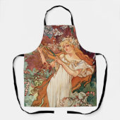 Alphonse Mucha, The Seasons, Spring Schürze (Vorderseite)