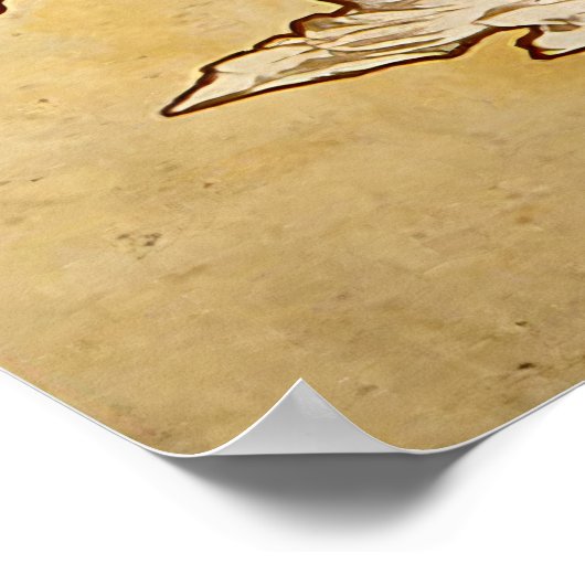 Alphonse Mucha - The spring - The Seasons Poster (Ecke)