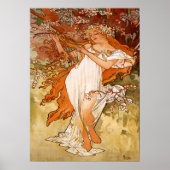 Alphonse Mucha - The spring - The Seasons Poster (Vorne)