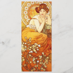 Alphonse Mucha Topaz Einladungen