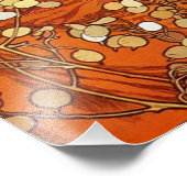 Alphonse Mucha Topaz Print Fotodruck (Ecke)