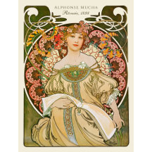 Alphonse Mucha Träverie Daydream CC0879 Art Nouvel