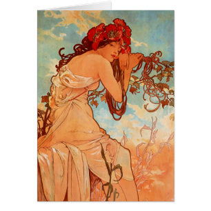 Alphonse Mucha, Vier Jahreszeiten, Sommer