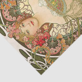 Alphonse Mucha Vintag antikes Dekoupage Papier (Ausschnitt)