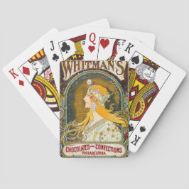 Alphonse Mucha Vintag Whitman's Ad Spielkarten