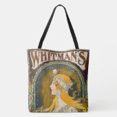 Alphonse Mucha Vintag Whitman's Ad Tasche (Rückseite)
